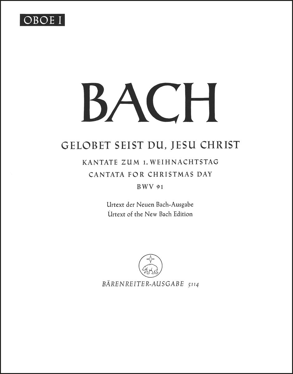 Bach: Gelobet seist du, Jesu Christ, BWV 91