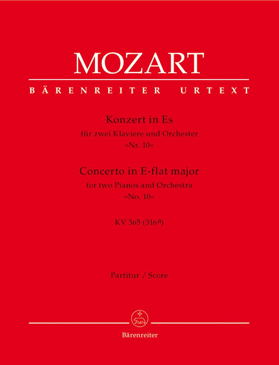 Mozart: Concerto for Two Pianos No. 10 in E-flat Major, K. 365 (316a)