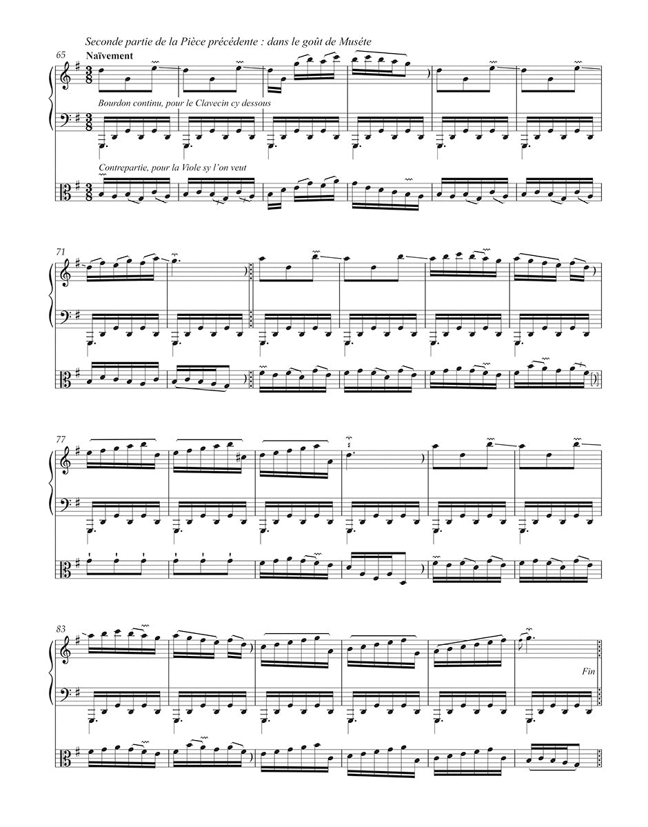 F. Couperin: Pièces de clavecin - Volume 4 (1730)