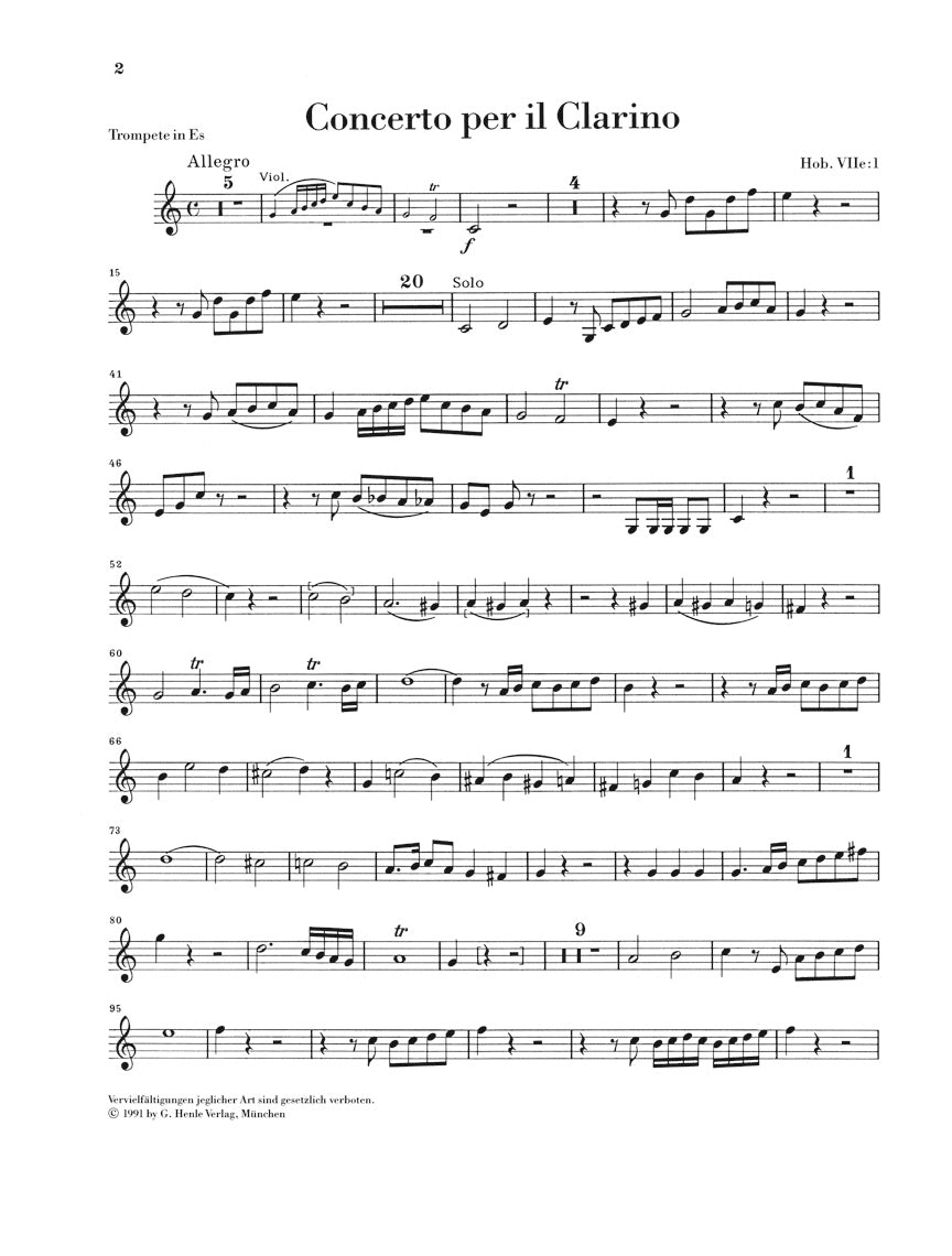 Haydn: Trumpet Concerto in E-flat Major, Hob. VIIe:1