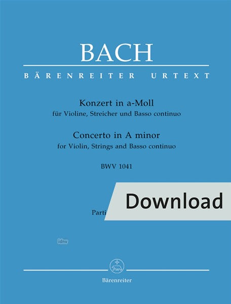 Bach: Violin Concerto in A Minor, BWV 1041