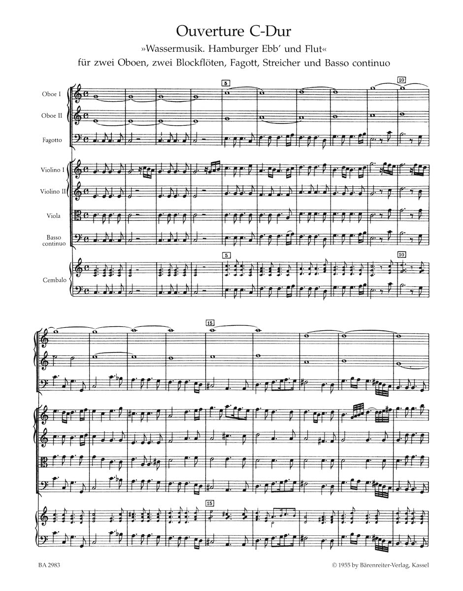 Telemann: Overture in C Major, TWV 55:C3