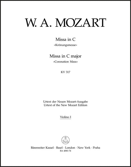 Mozart: Missa in C Major, K. 317 ("Coronation Mass")