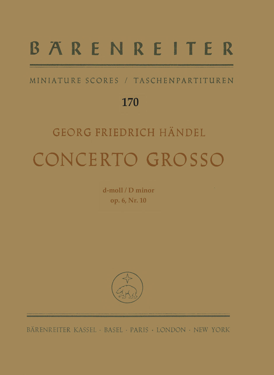 Handel: Concerto grosso in D Minor, HWV 328, Op. 6, No. 10