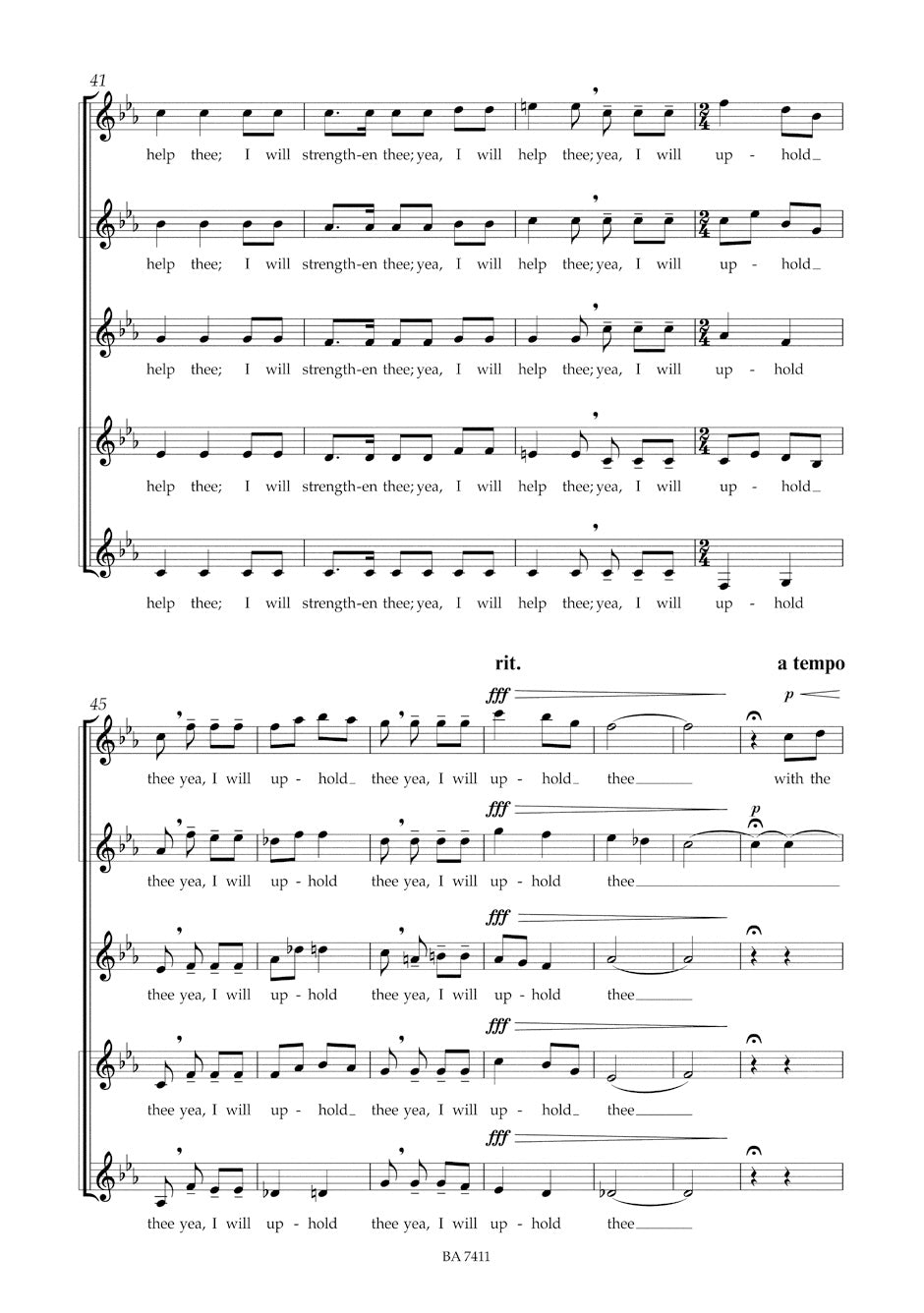 Jansson: Fear Thou Not