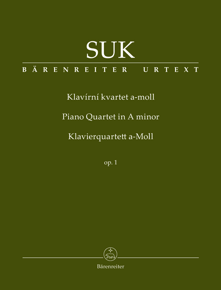 Suk: Piano Quartet in A Minor, Op. 1