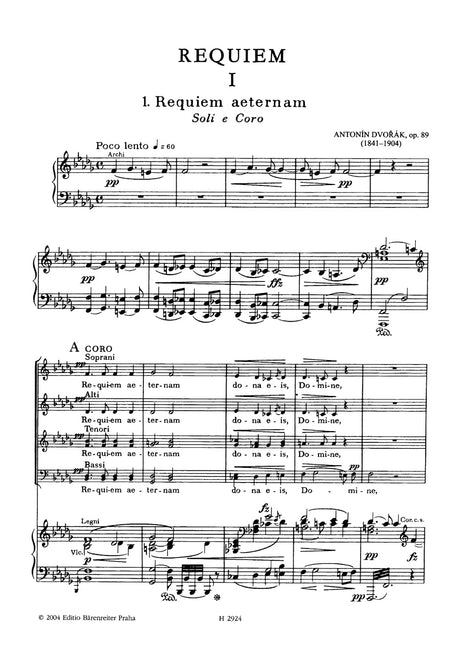 Dvořák: Requiem, Op. 89