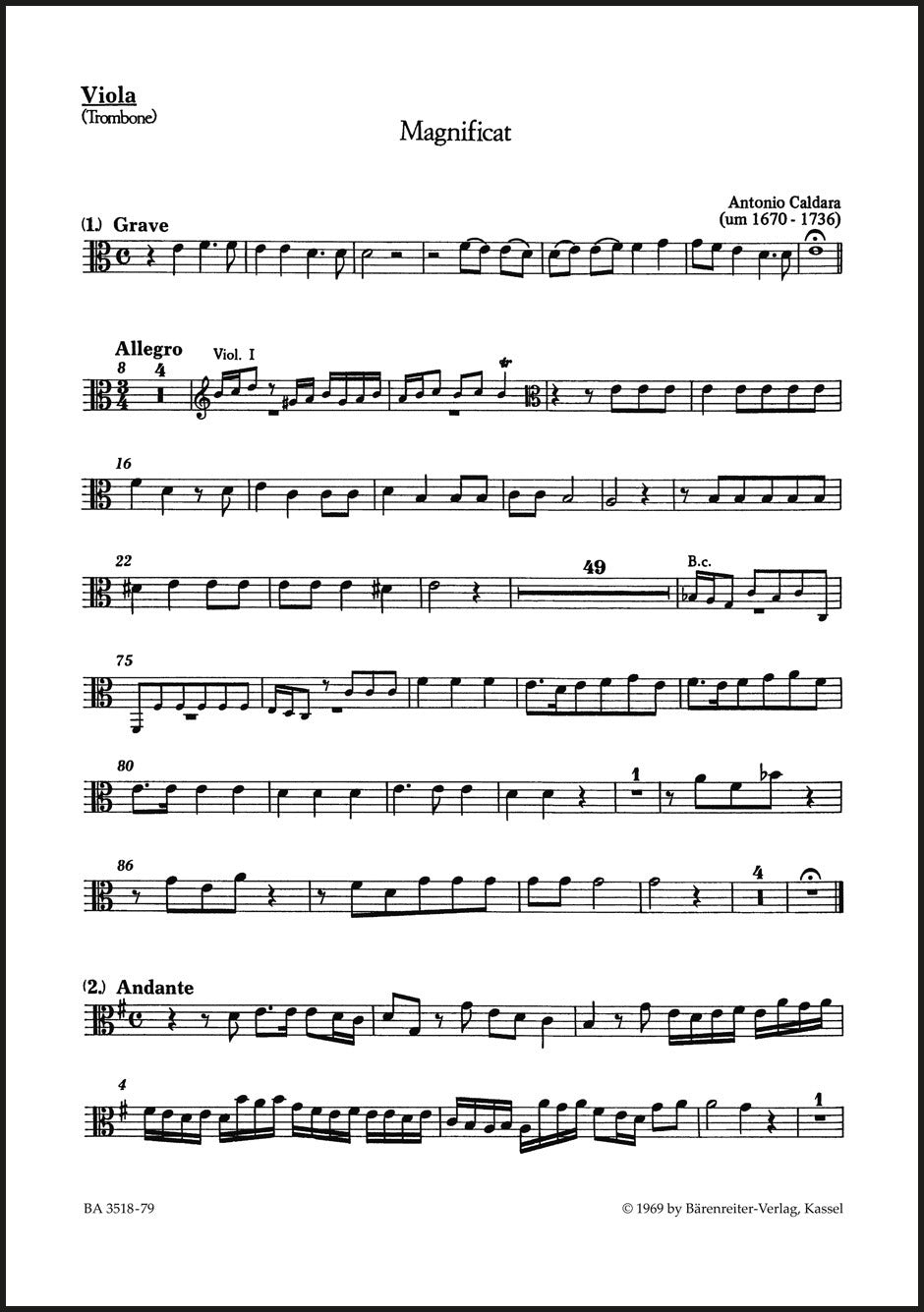 Caldara: Magnificat in C Major