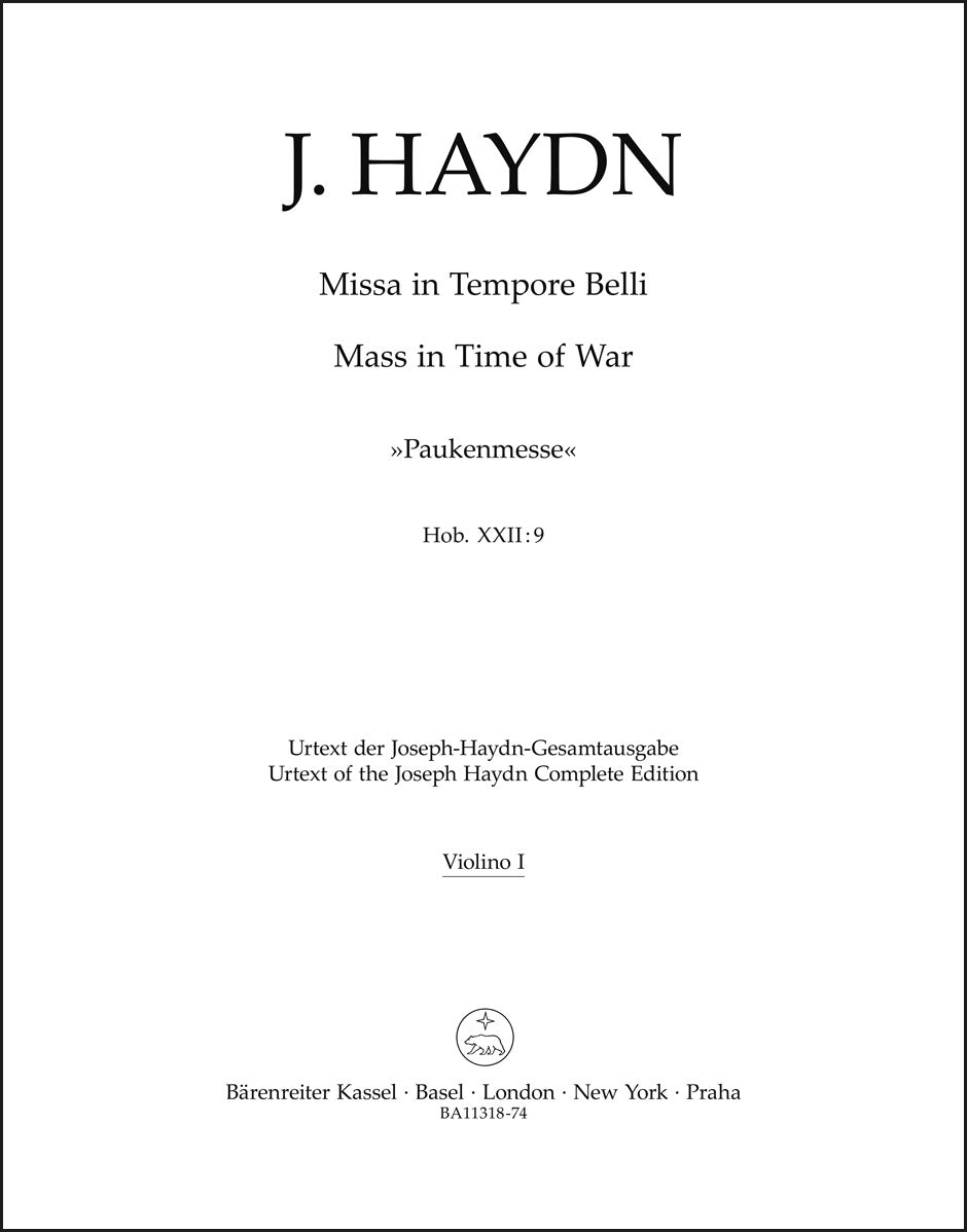 Haydn: Missa in Tempore Belli, Hob. XXII:9