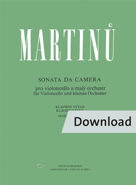 Martinů: Sonata da camera