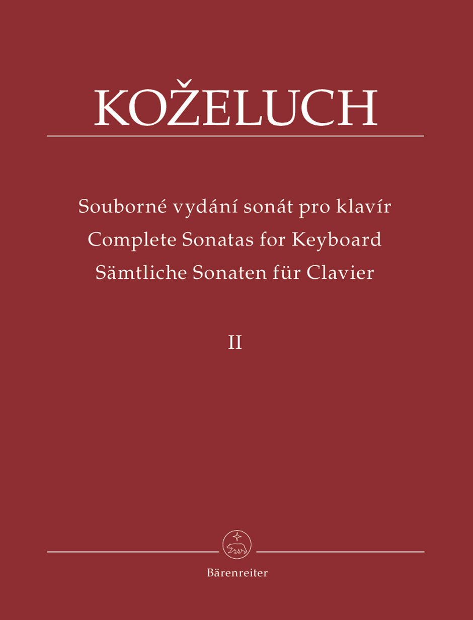 Koželuch: Complete Keyboard Sonatas - Volume 2 (Sonatas 13-24)