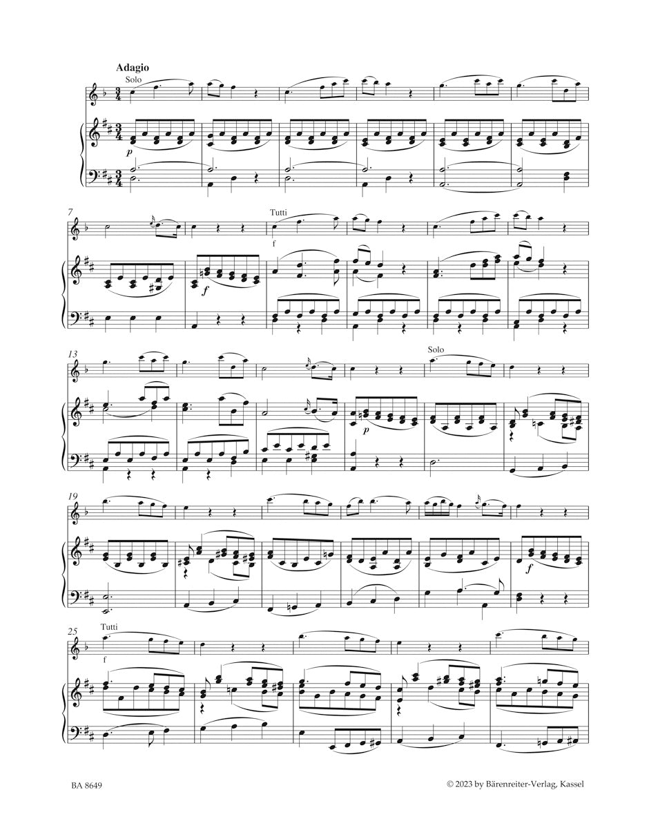 Mozart: Adagio from Clarinet Concerto in A Major, K. 622