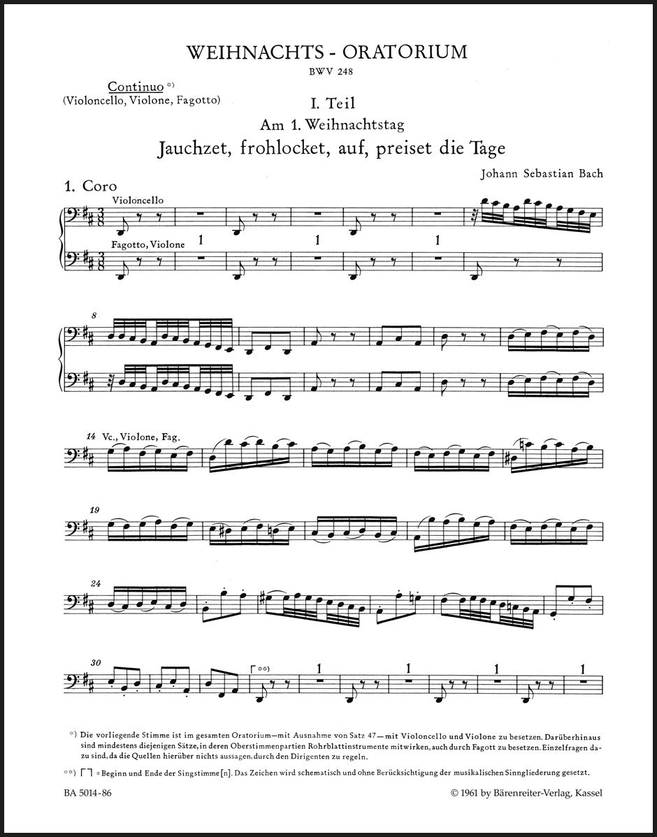 Bach: Christmas Oratorio, BWV 248