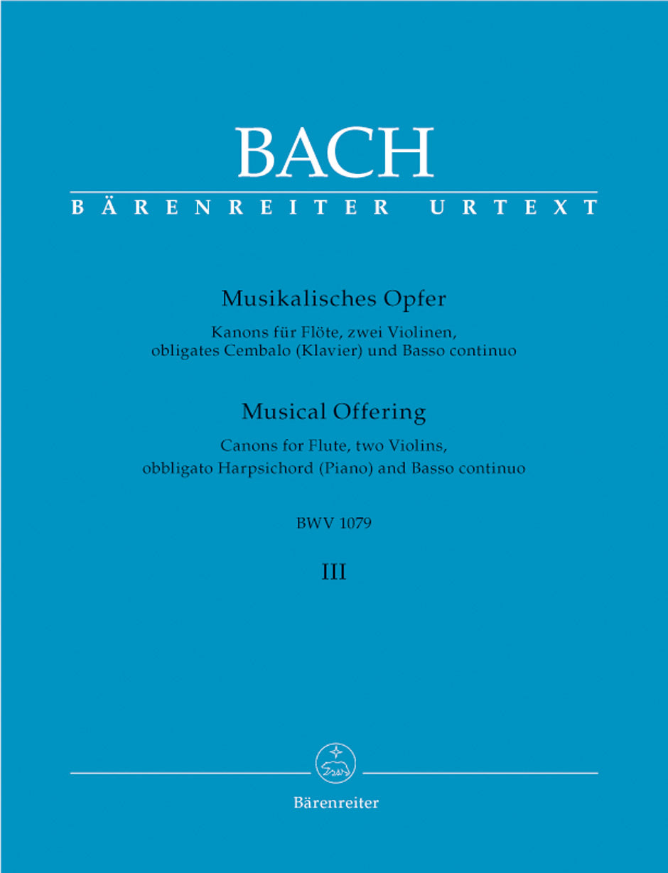 Bach: Musical Offering, BWV 1079