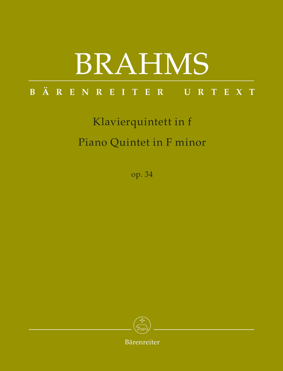 Brahms: Piano Quintet in F Minor, Op. 34