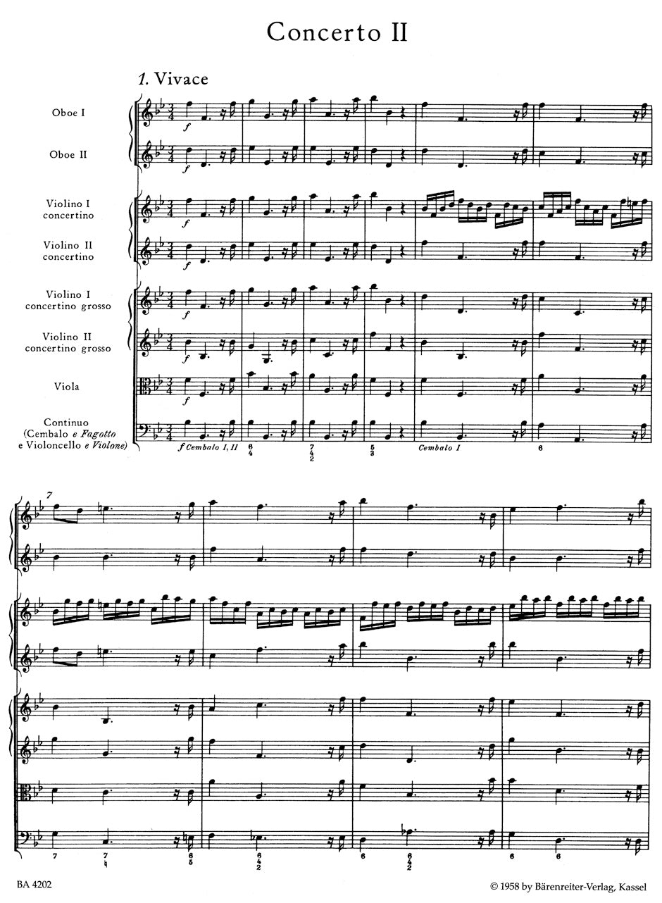 Handel: Concerto grosso in B-flat Major, HWV 313, Op. 3, No. 2