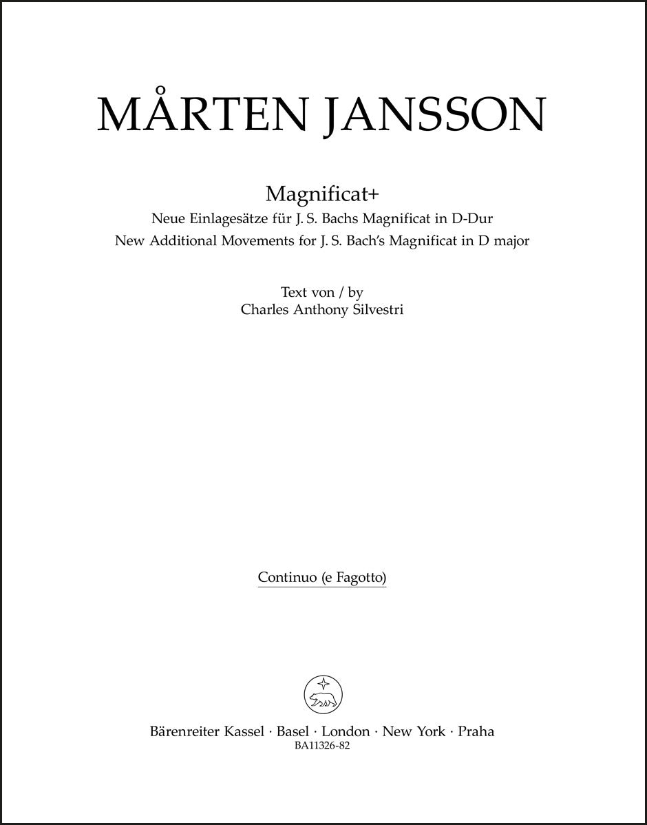 Jansson: Magnificat+