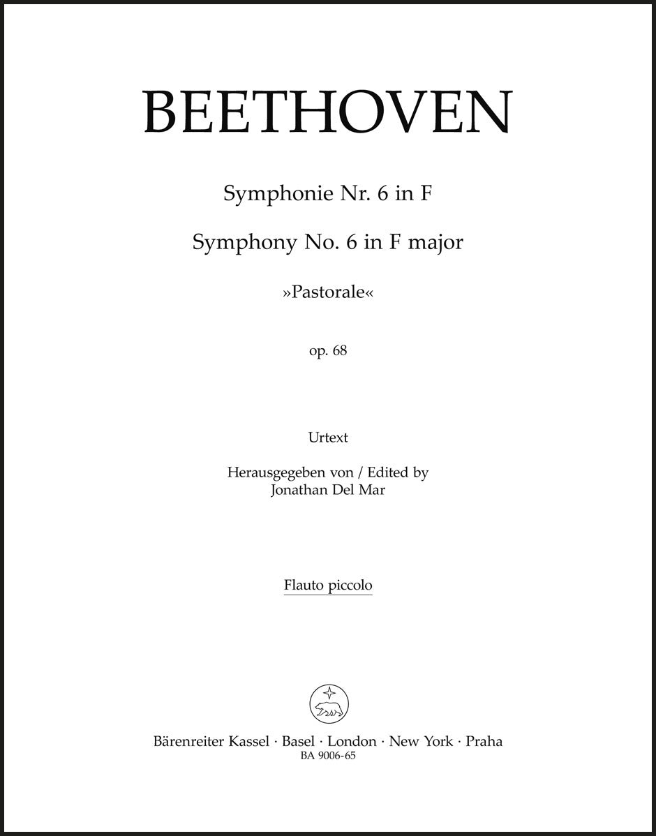 Beethoven: Symphony No. 6 in F Major, Op. 68 ("Pastorale")