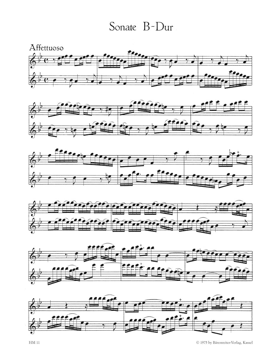 Telemann: 3 Duets for Melodic Instruments