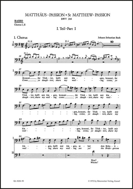 Bach: St. Matthew Passion, BWV 244