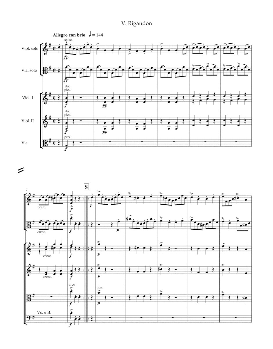Grieg: From Holberg's Time, Op. 40 (Version for String Orchestra)
