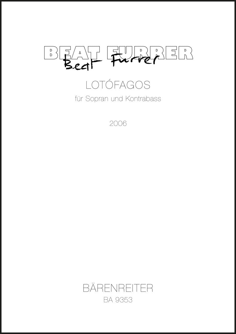 Furrer: lotófagos I