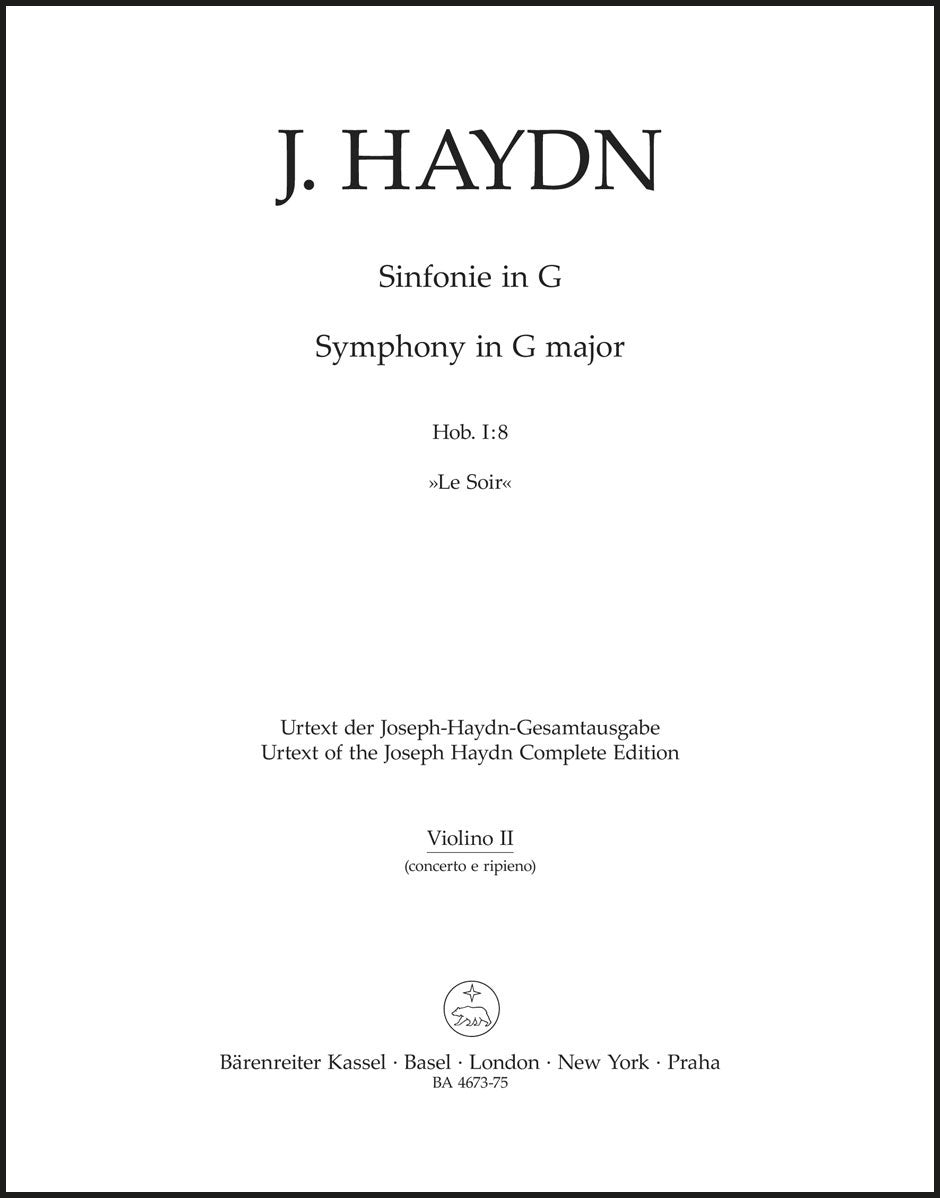 Haydn: Symphony No. 8 in G Major, Hob. I:8