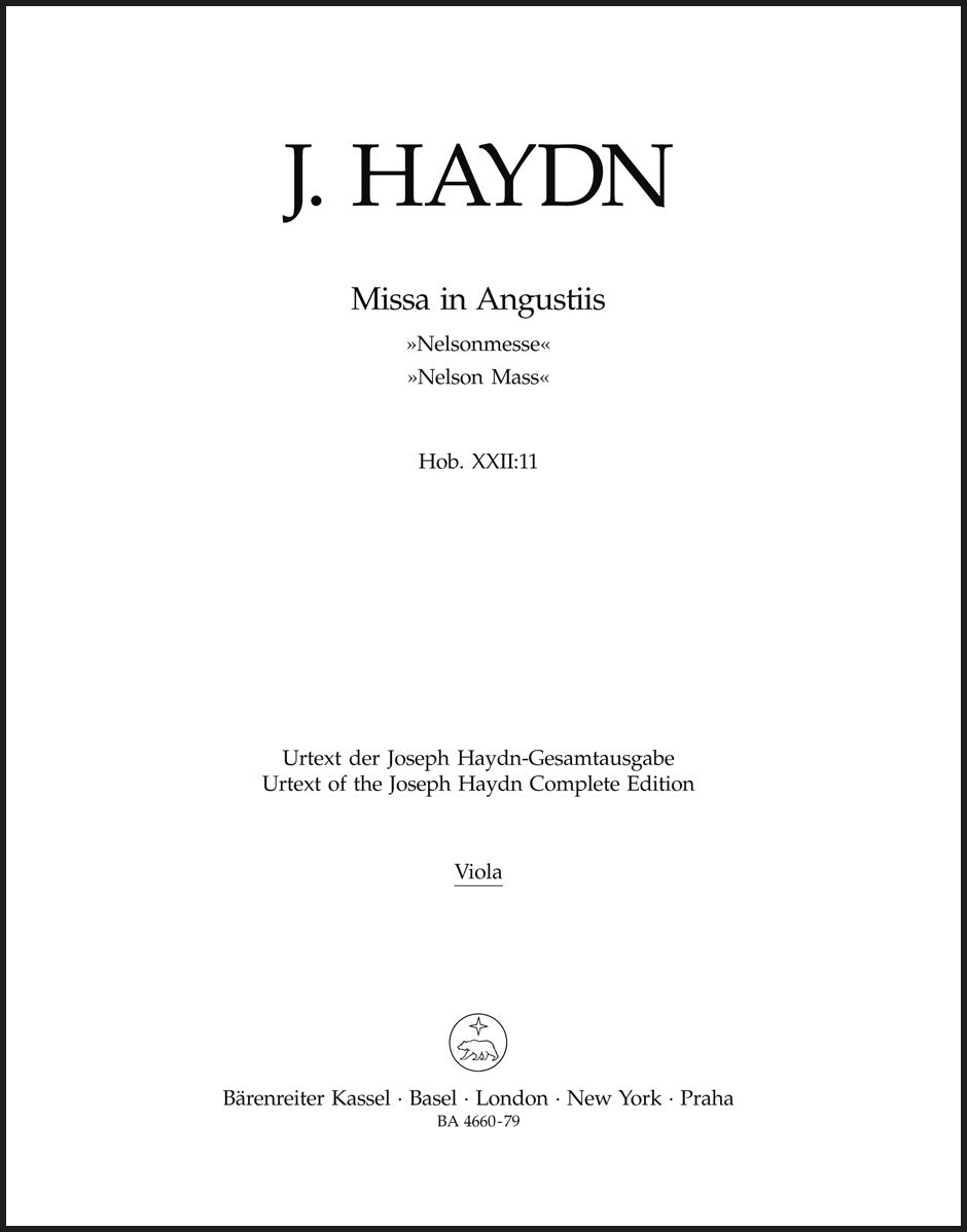 Haydn: Missa in Angustiis, Hob. XXII:11