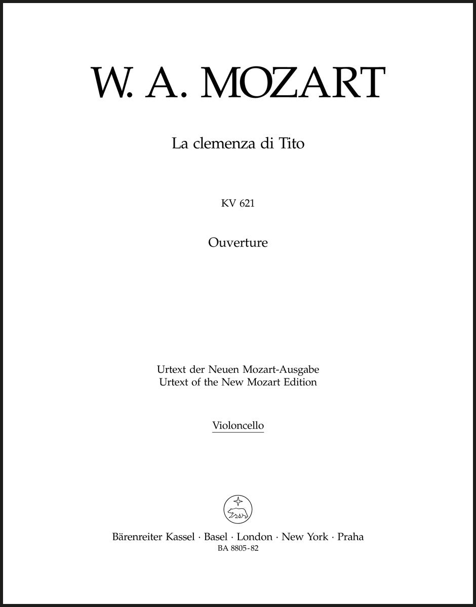 Mozart: Overture to La clemenza di Tito, K. 621