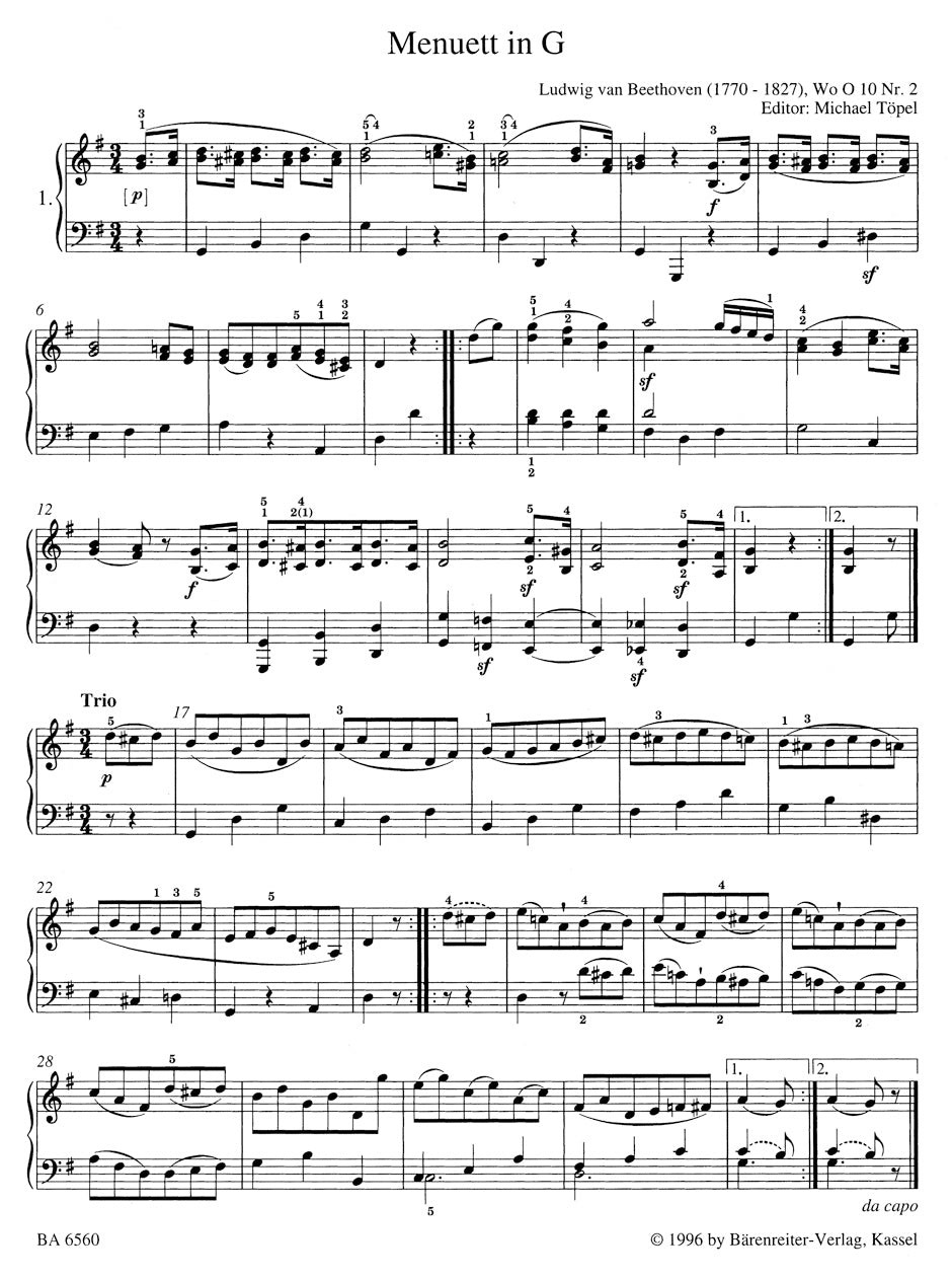 Beethoven: Easy Piano Pieces and Dances