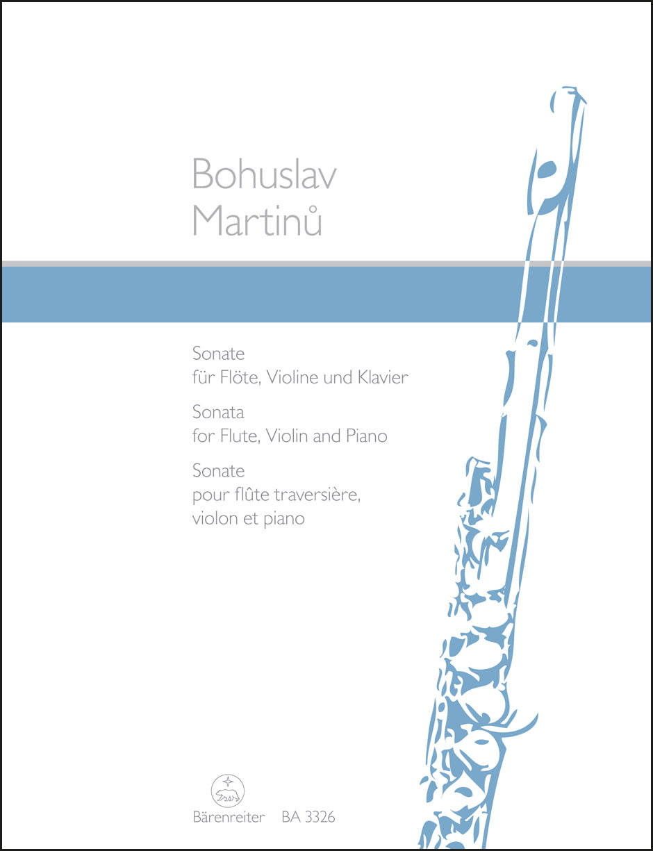 Martinů: Sonata for Flute, Violin and Piano