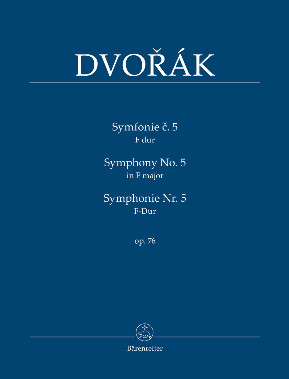 Dvořák: Symphony No. 5 in F Major, Op. 76