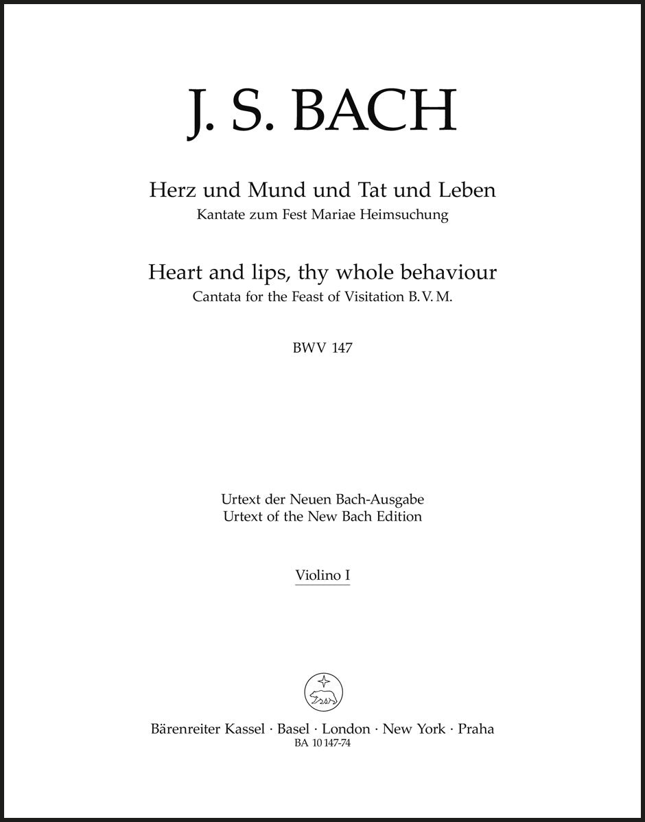 Bach: Herz und Mund und Tat und Leben, BWV 147