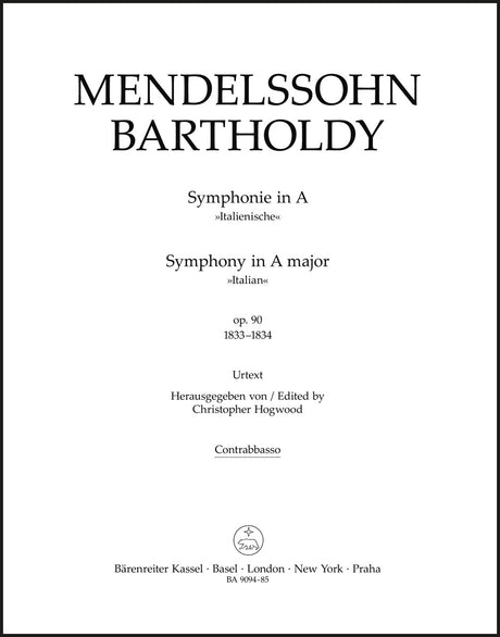 Mendelssohn: Symphony No. 4 in A Major, MWV N 16, Op. 90