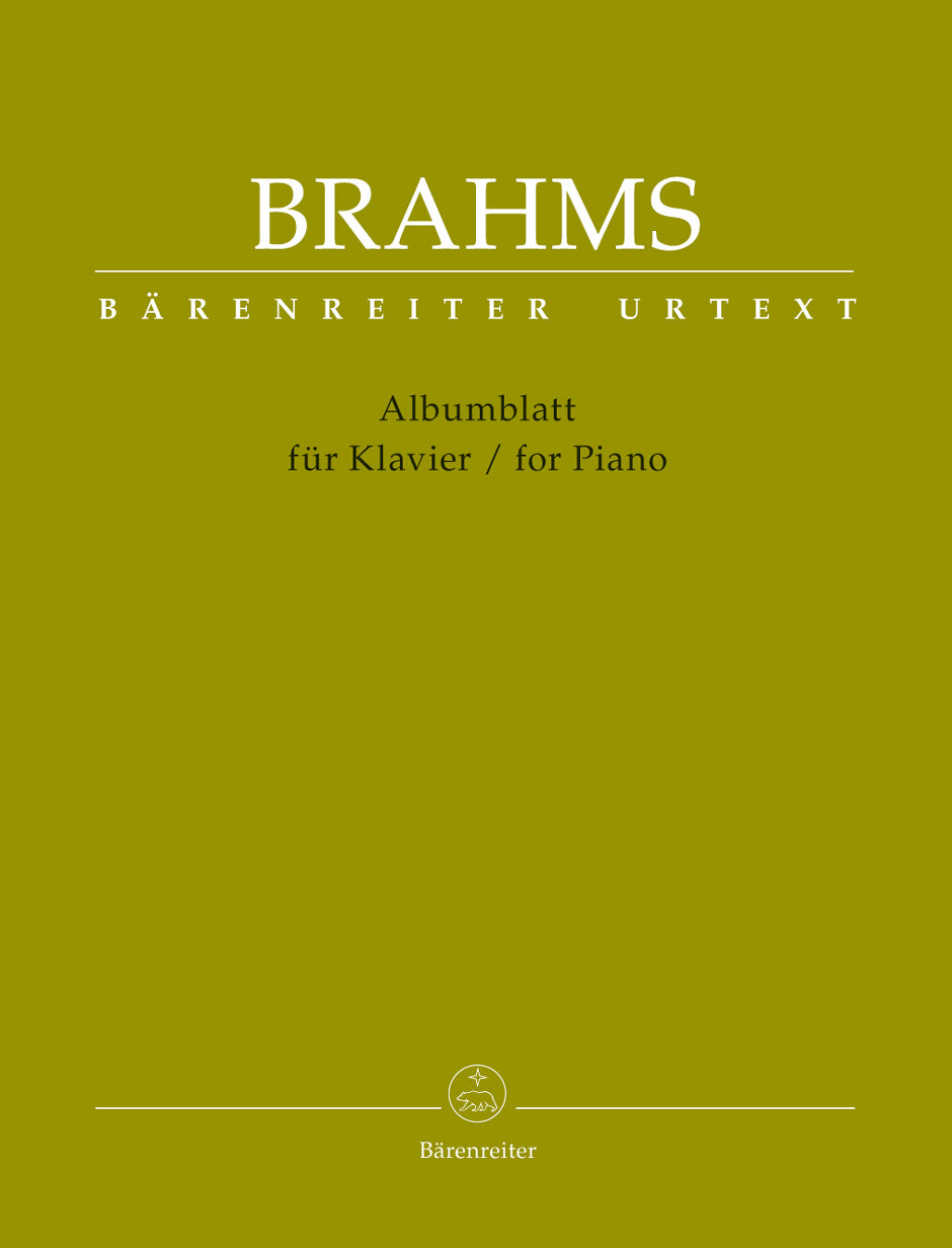 Brahms: Albumblatt