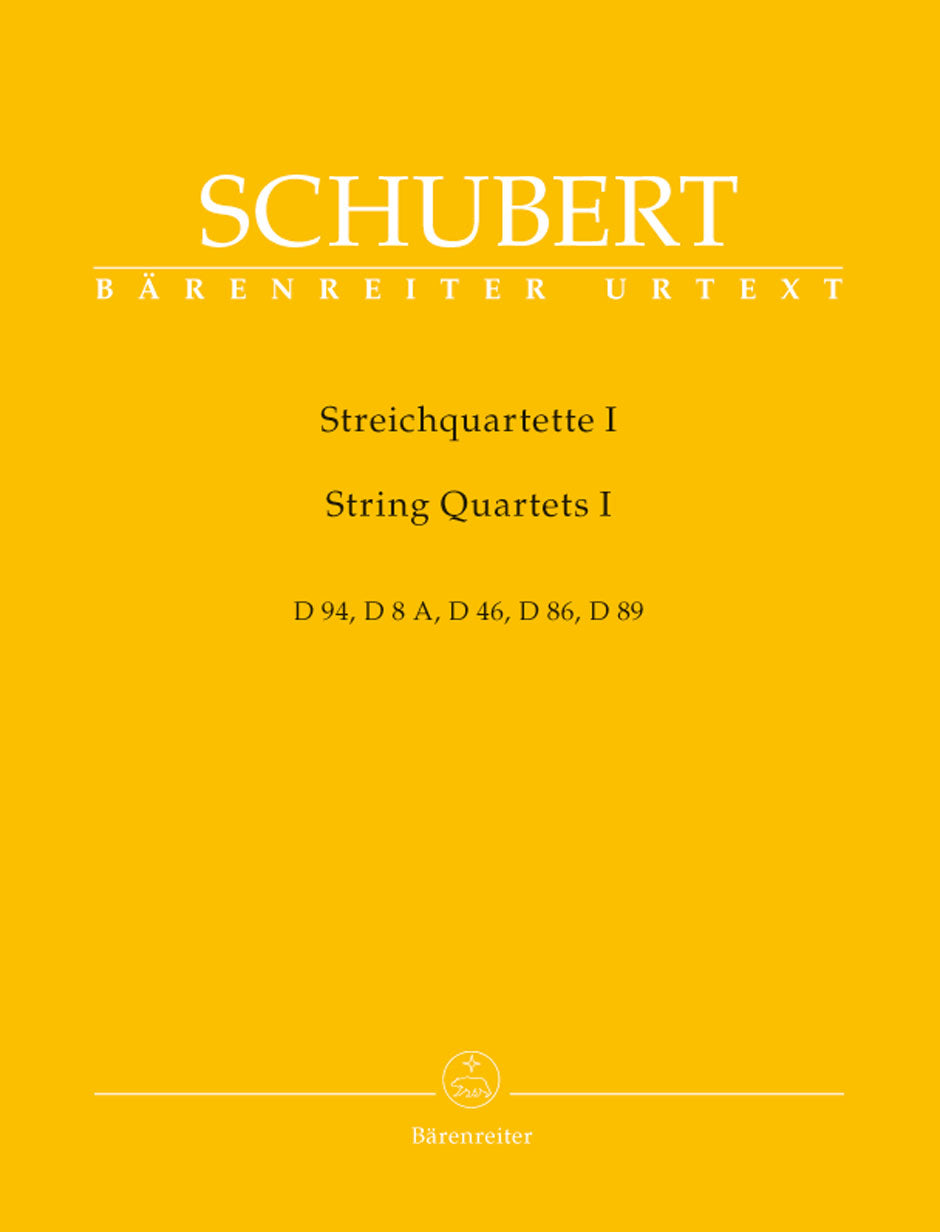 Schubert: String Quartets - Volume 1