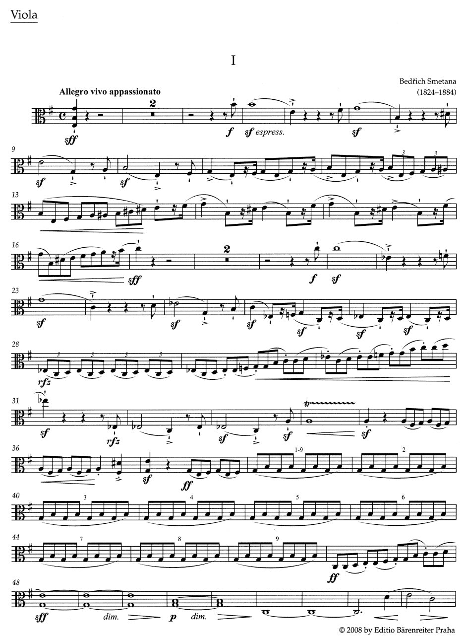 Smetana: String Quartet No. 1 in E Minor ("From My Life")