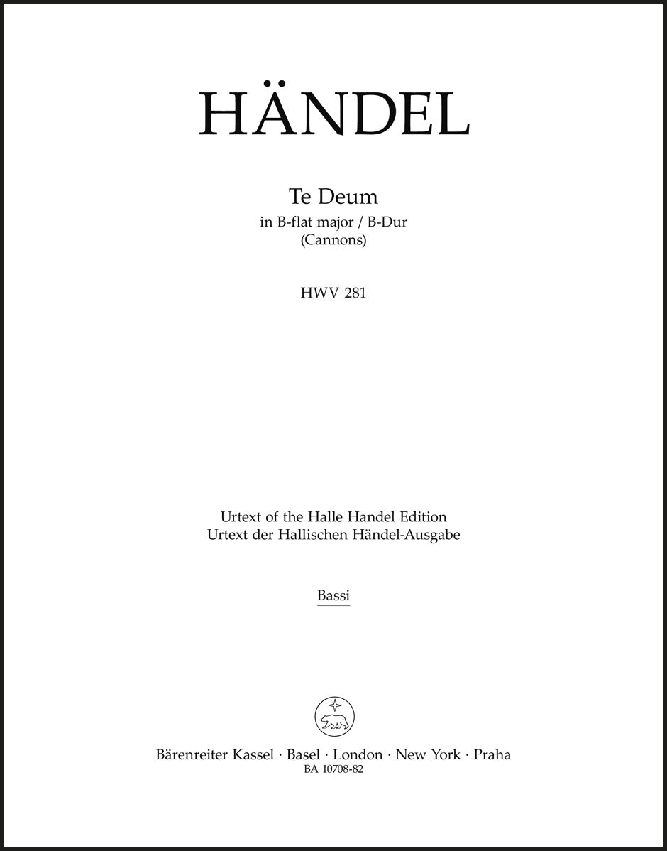 Handel: Te Deum in B-flat Major, HWV 281