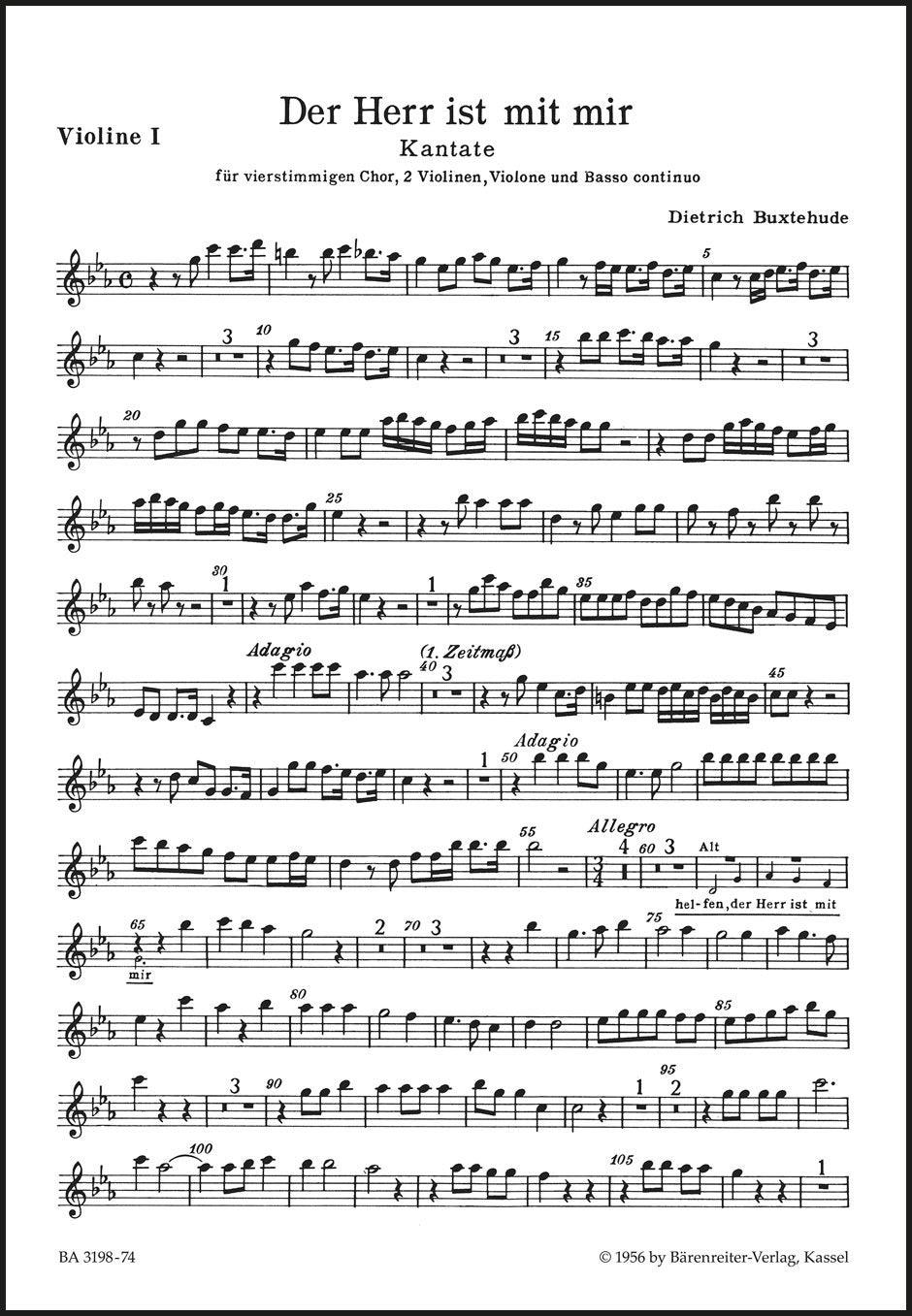 Buxtehude: Der Herr ist mit mir, BuxWV 15