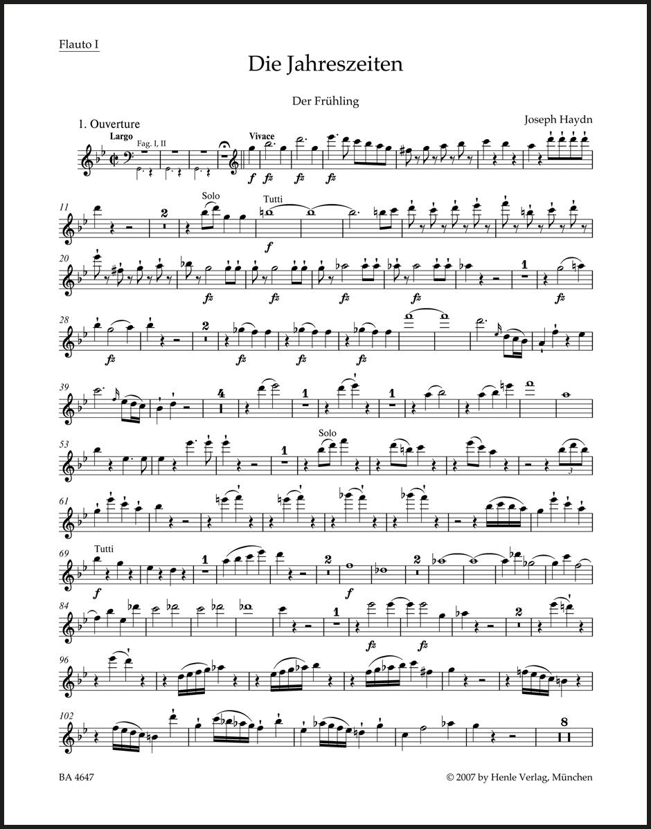 Haydn: The Seasons, Hob. XXI:3
