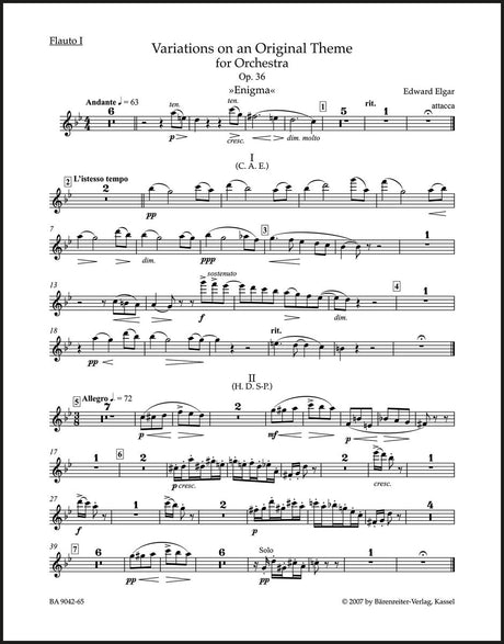 Elgar: Variations on an Original Theme, Op. 36