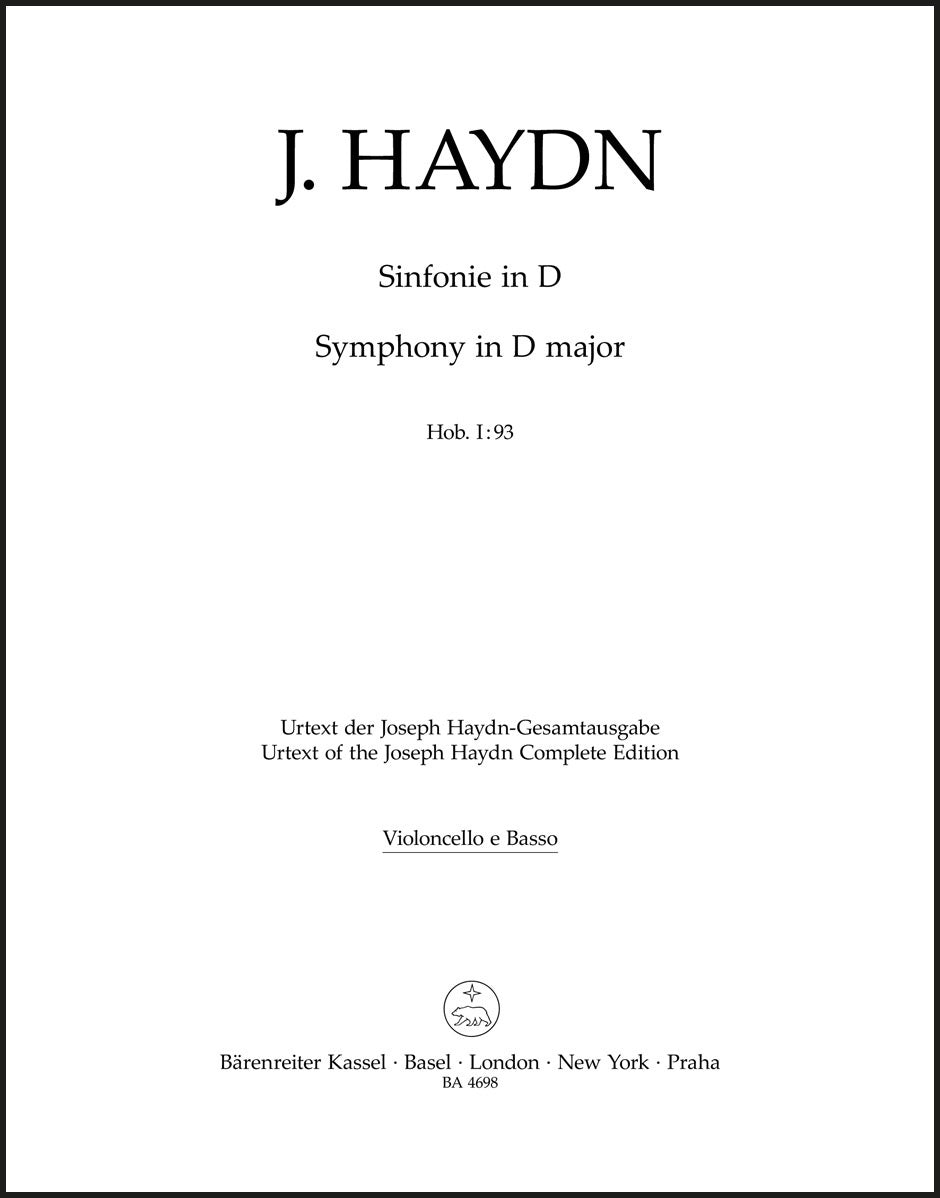 Haydn: Symphony in D Major, Hob. I:93