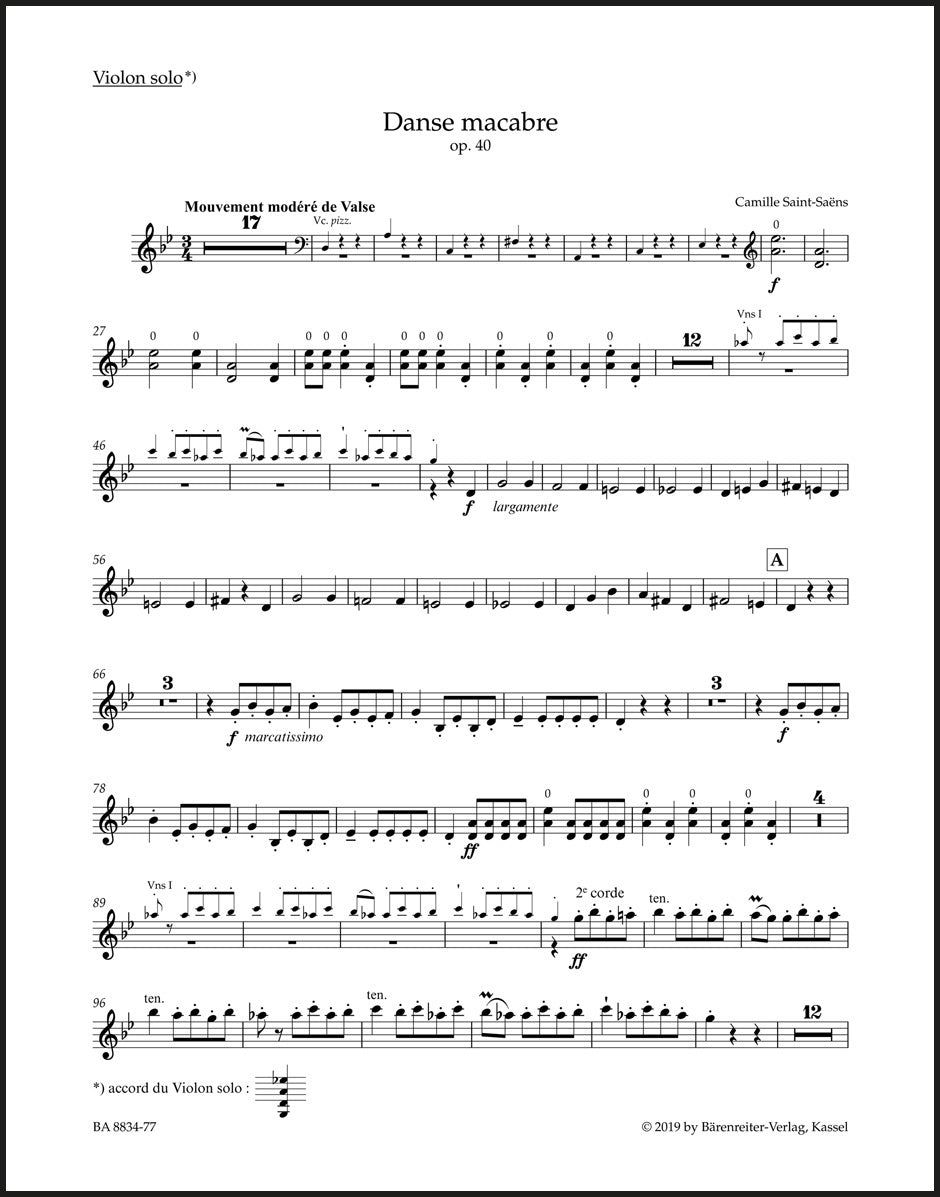 Saint-Saëns: Danse macabre, Op. 40