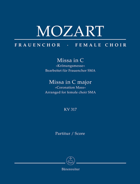 Mozart: Missa in C Major, K. 317 (arr. for female choir)