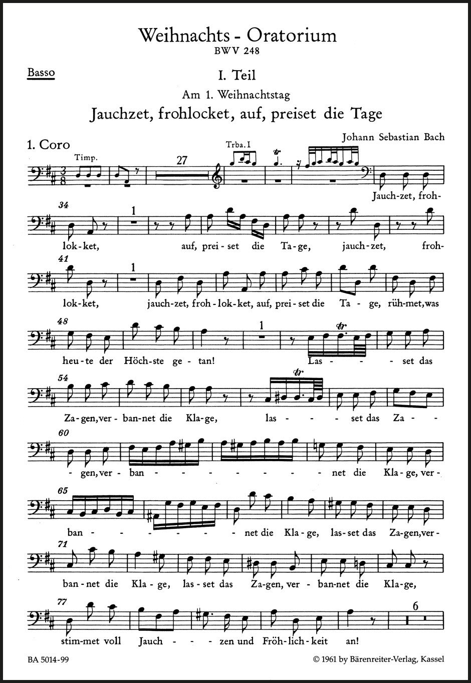 Bach: Christmas Oratorio, BWV 248