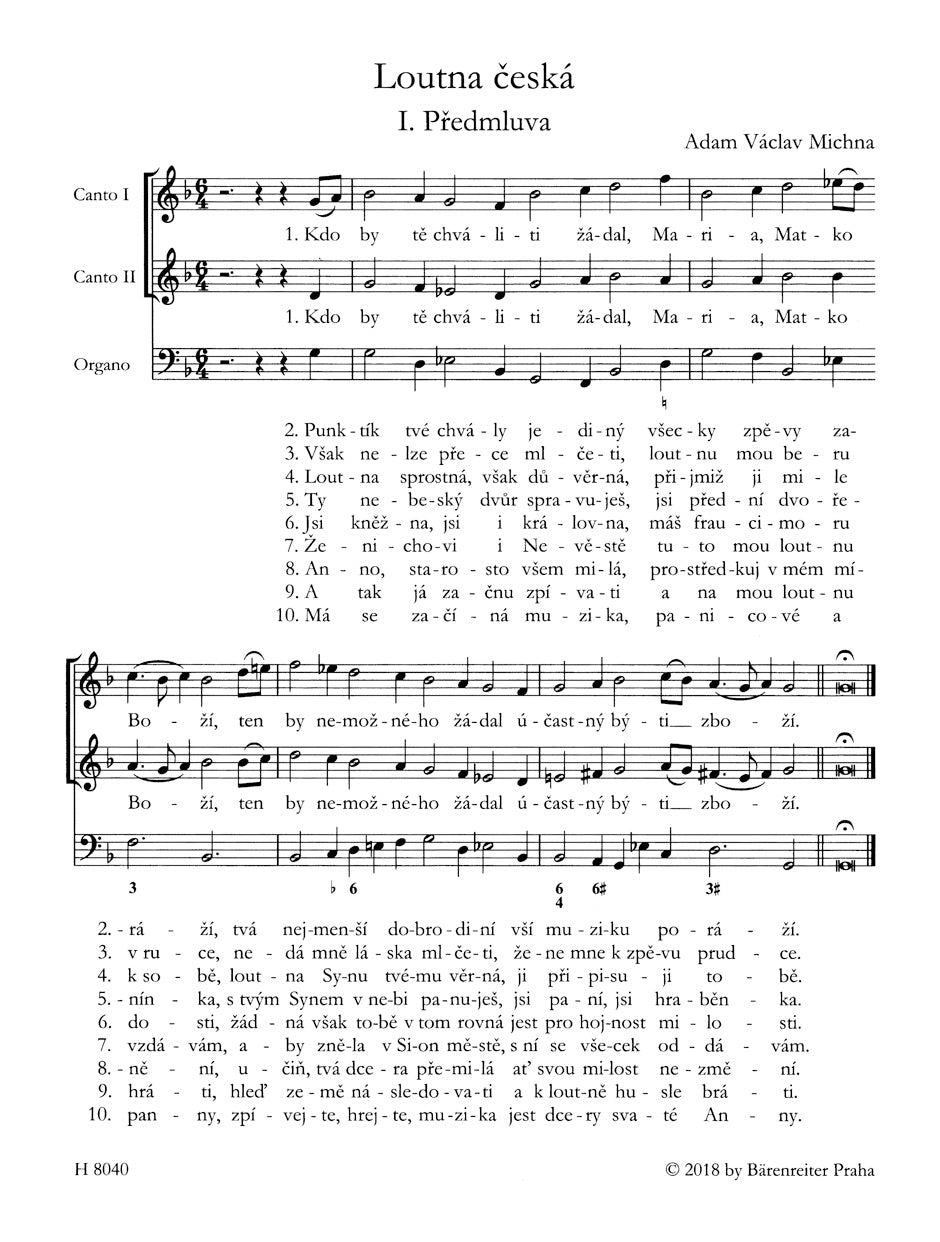 Michna: The Czech Lute