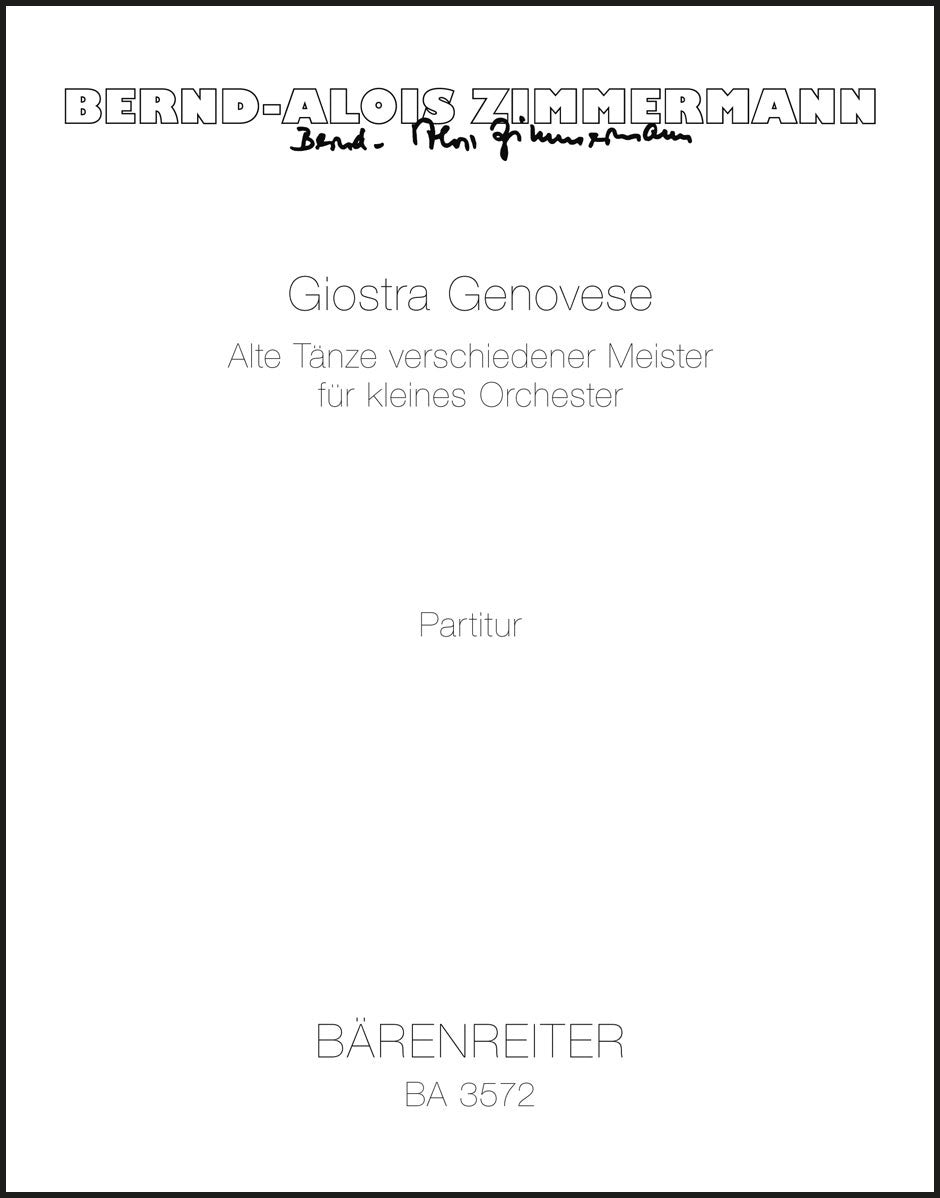Zimmermann: Giostra Genovese