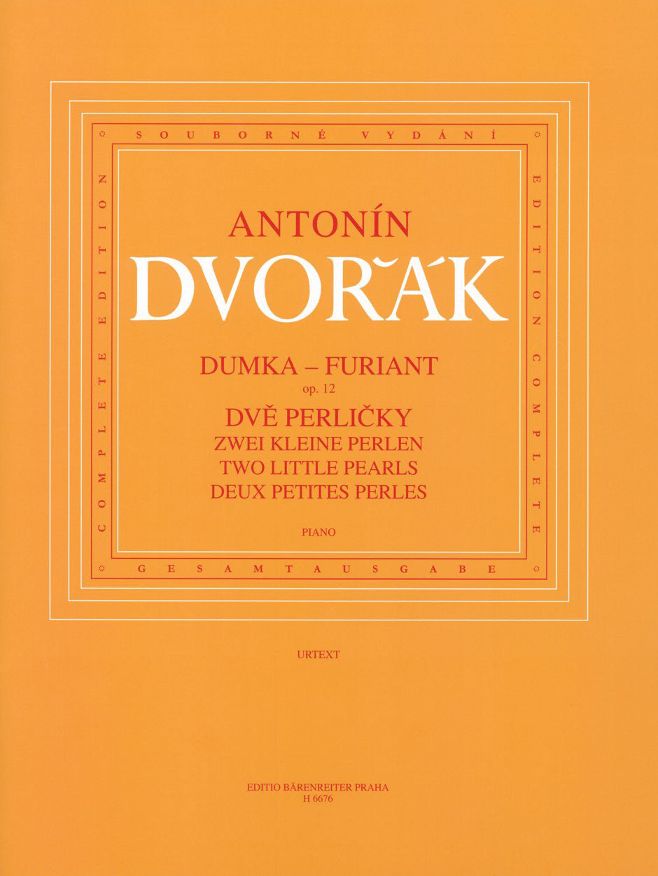 Dvořák: Dumka - Furiant, Op. 12 & Two Little Pearls, B. 156