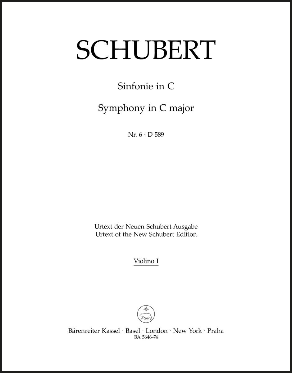 Schubert: Symphony No. 6 in C Major, D 589
