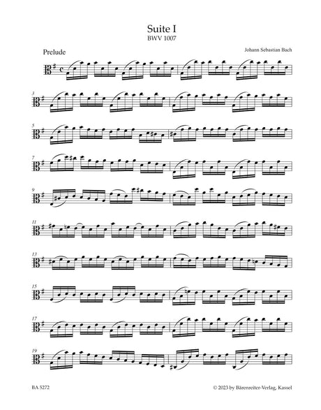 Bach: 6 Suites, BWV 1007-1012 (arr. for viola)